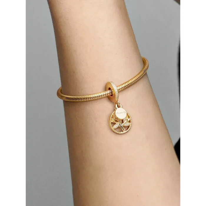 Sparkling Family Tree Dangle Charm - Image 2