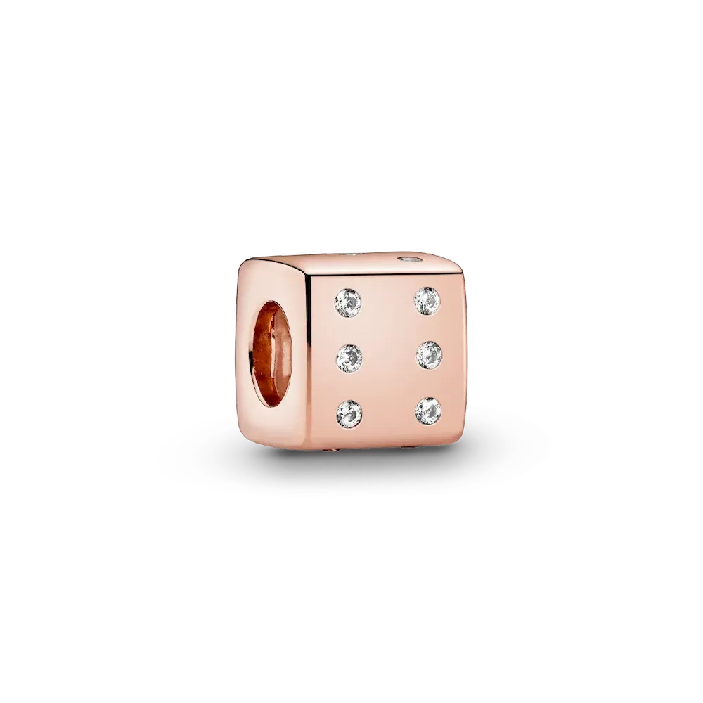 Sparkling Dice Charm