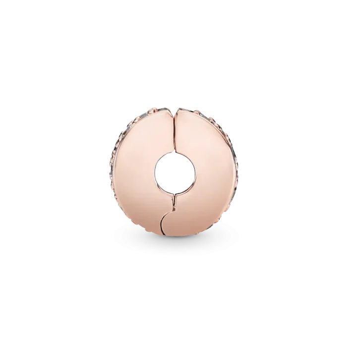 Clear Pavé Clip Charm - Image 4