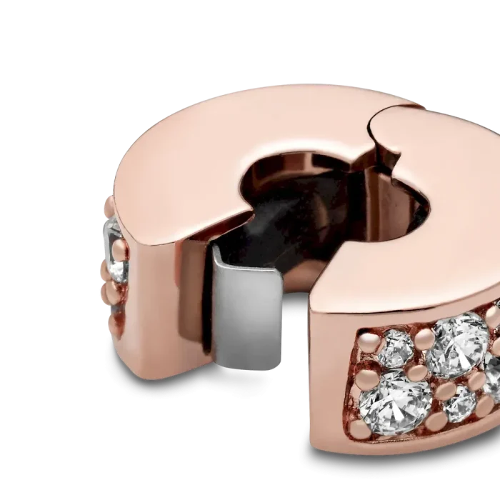 Clear Pavé Clip Charm - Image 6