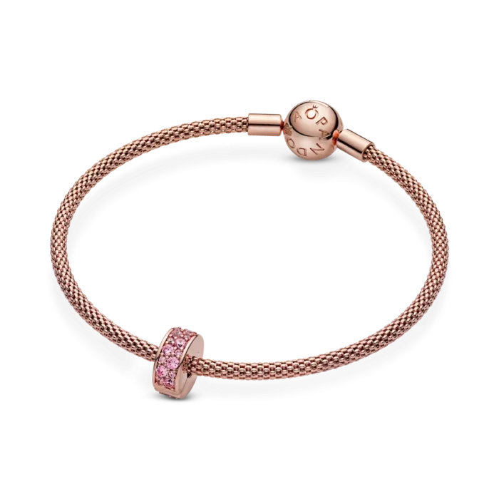 Pink Pavé Clip Charm - Image 7