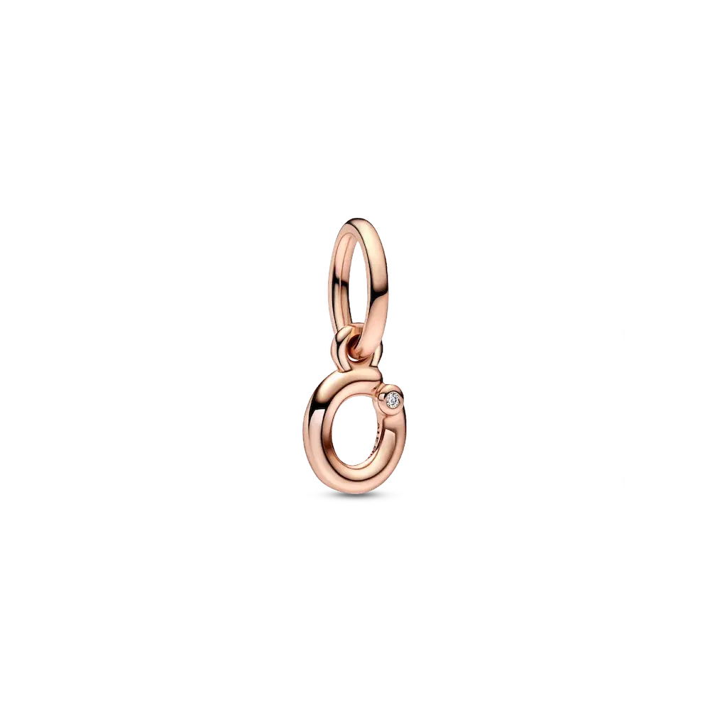 782468C01_RGB.webp FINAL SALE - Letter O Script Alphabet Dangle Charm - Image 1
