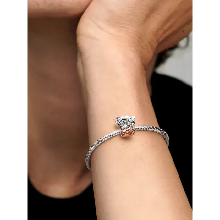 Disney Mickey Mouse & Minnie Mouse Halloween Pumpkin Charm - Image 2