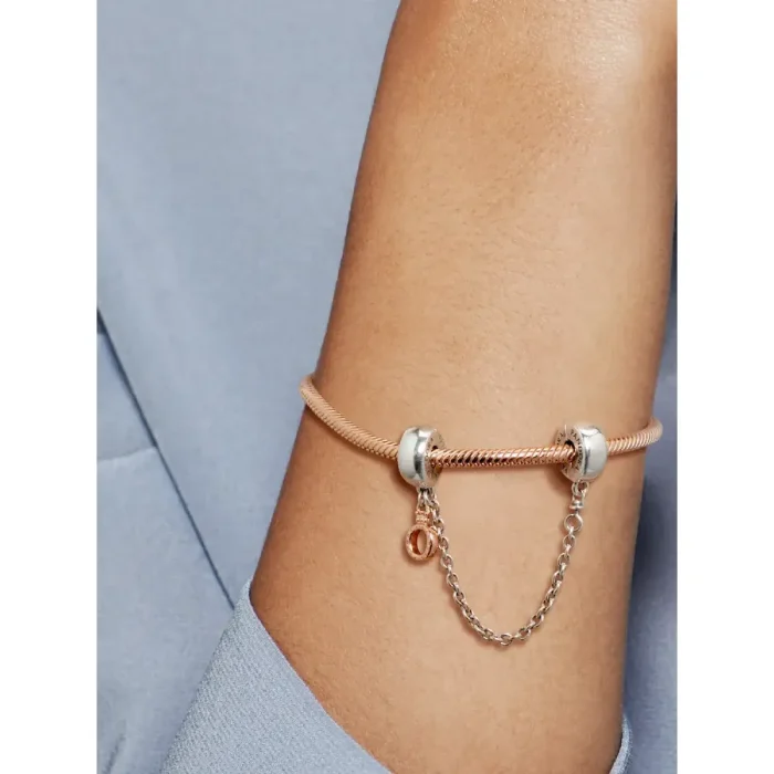 Dangling Crown O Safety Chain Charm - Image 2