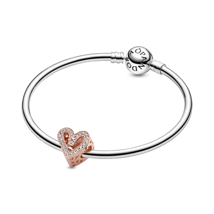 Sparkling Freehand Heart Charm - Image 6
