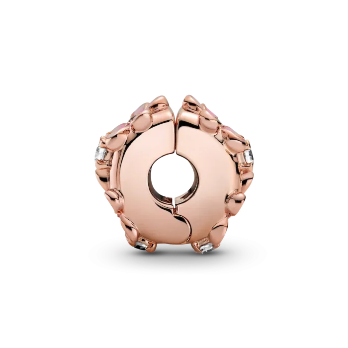 Pink Daisy Spacer Clip Charm - Image 4