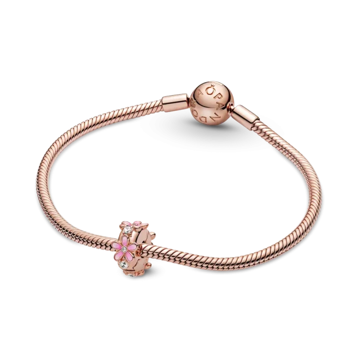 Pink Daisy Spacer Clip Charm - Image 6