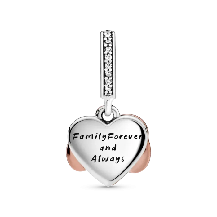 Sparkling Infinity Heart Dangle Charm - Image 5