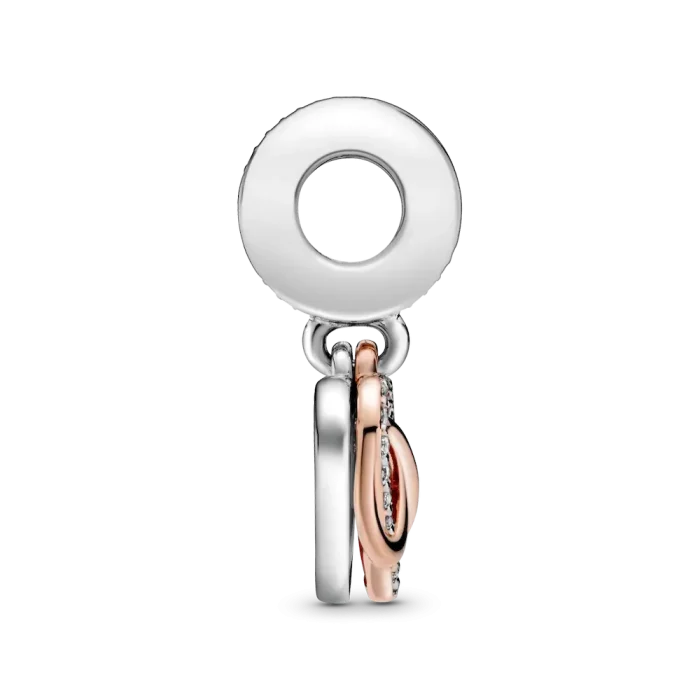 Sparkling Infinity Heart Dangle Charm - Image 8
