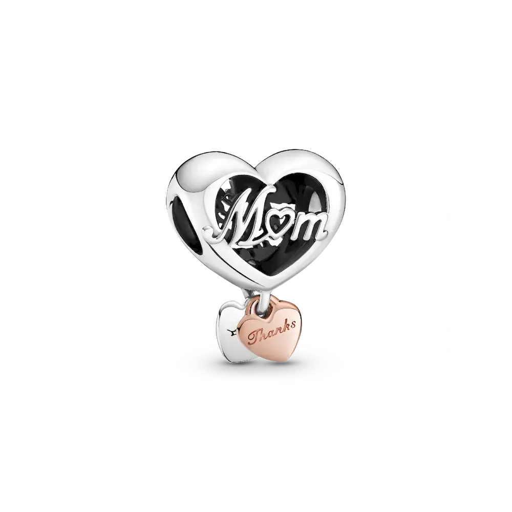 Thank You Mum Heart Charm