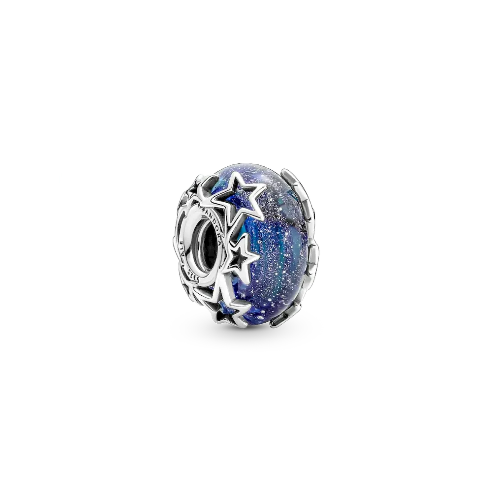 790015C00_RGB.webp Galaxy Blue & Star Murano Charm - Image 1