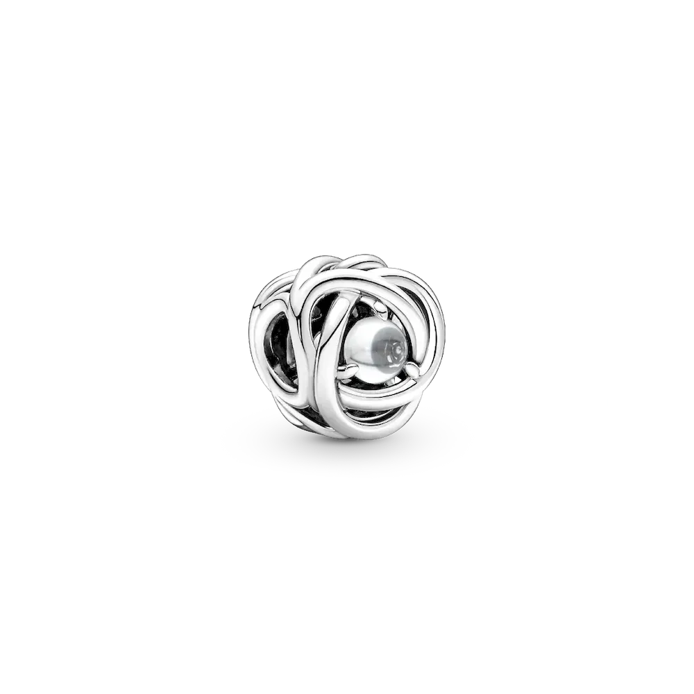 790064C01_RGB.webp April Clear Eternity Circle Charm - Image 1