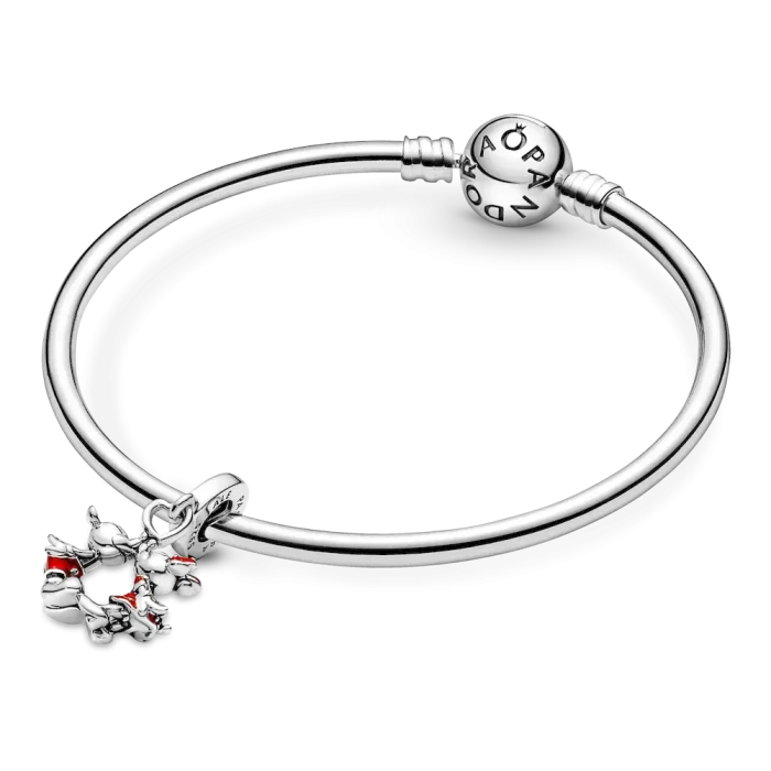 Disney Mickey Mouse & Minnie Mouse Kissing Dangle Charm - Image 4