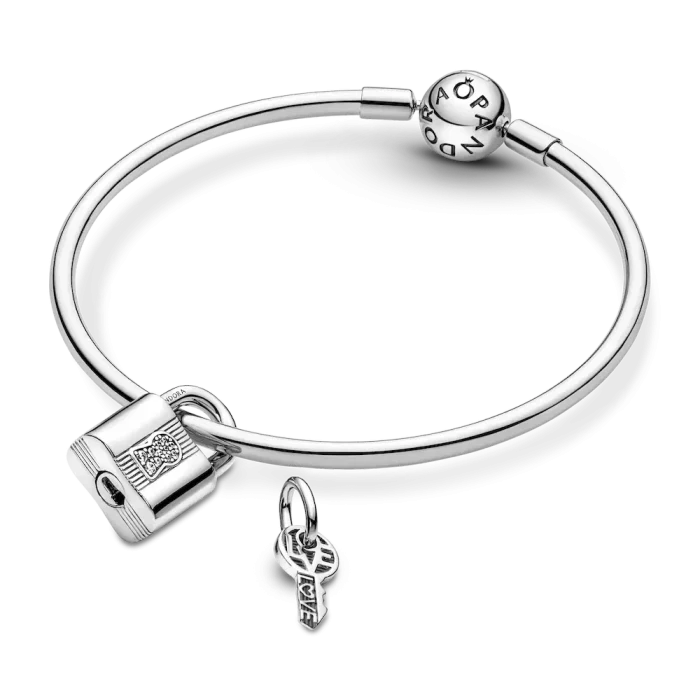 Padlock and Key Dangle Charm - Image 11