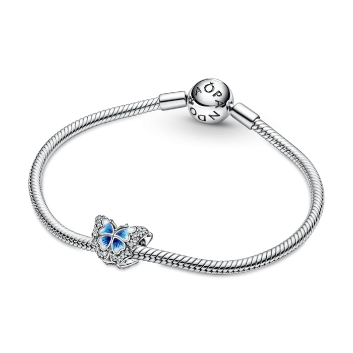 Blue Butterfly Sparkling Charm - Image 4