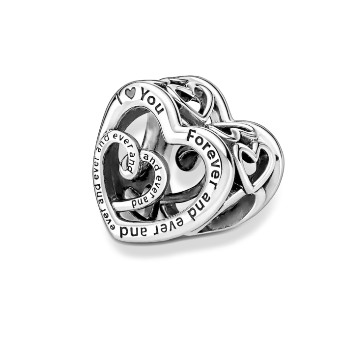 Entwined Infinite Hearts Charm - Image 5