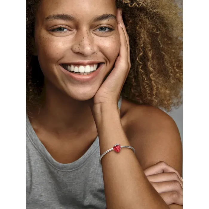 Seeded Strawberry Fruit Charm - Image 3