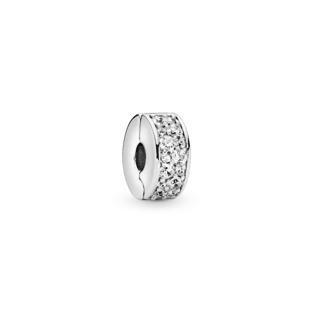 791817CZ_RGB.webp Clear Pavé Clip Charm - Image 1