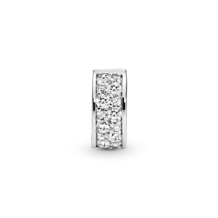 Clear Pavé Clip Charm - Image 5