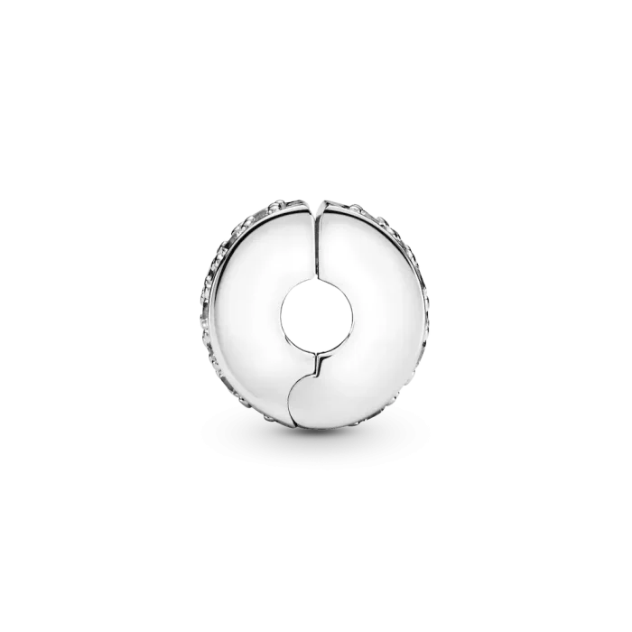 Clear Pavé Clip Charm - Image 6