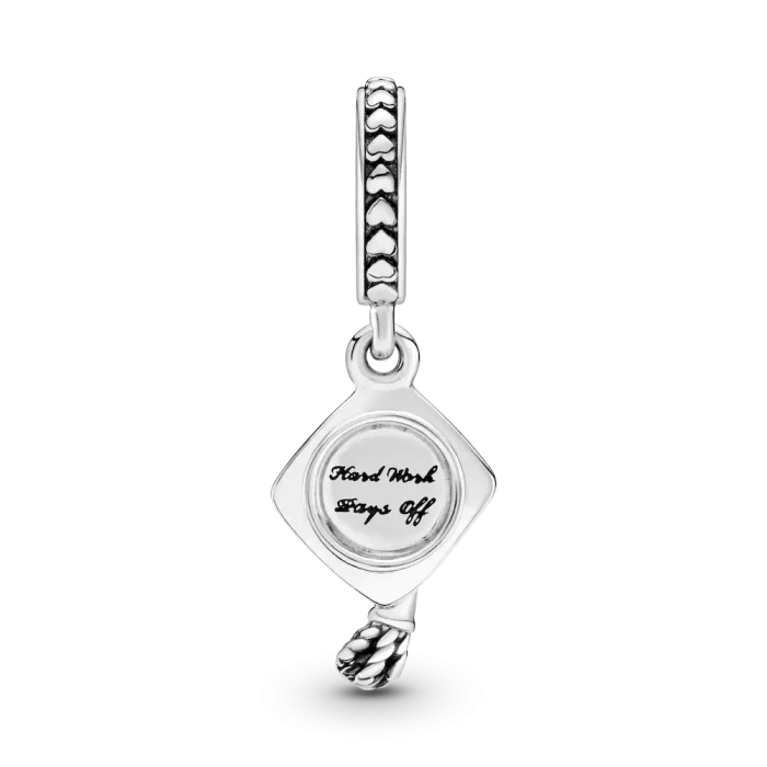Graduation Cap Dangle Charm - Image 2