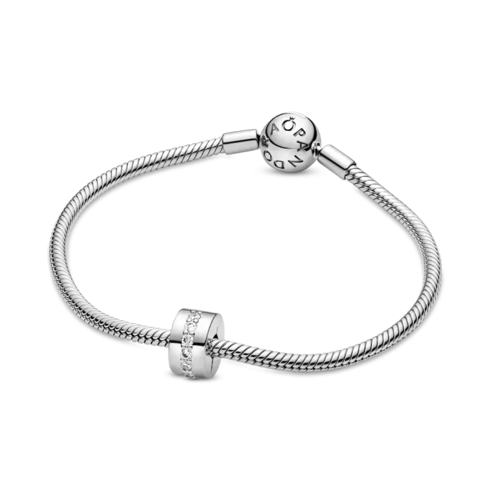 Clear Sparkling Row Clip Charm - Image 8