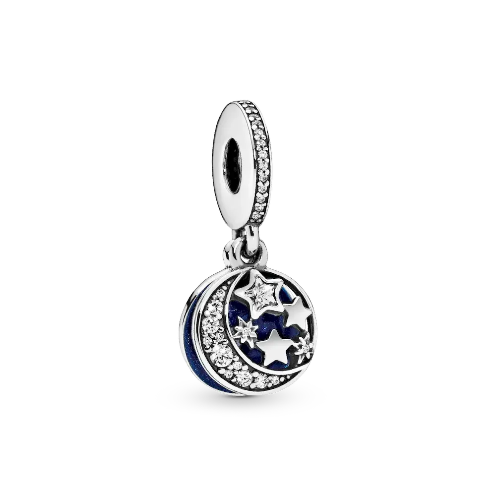 Moon & Blue Sky Dangle Charm
