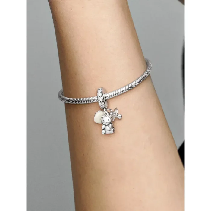Baby Teddy Bear Dangle Charm - Image 2