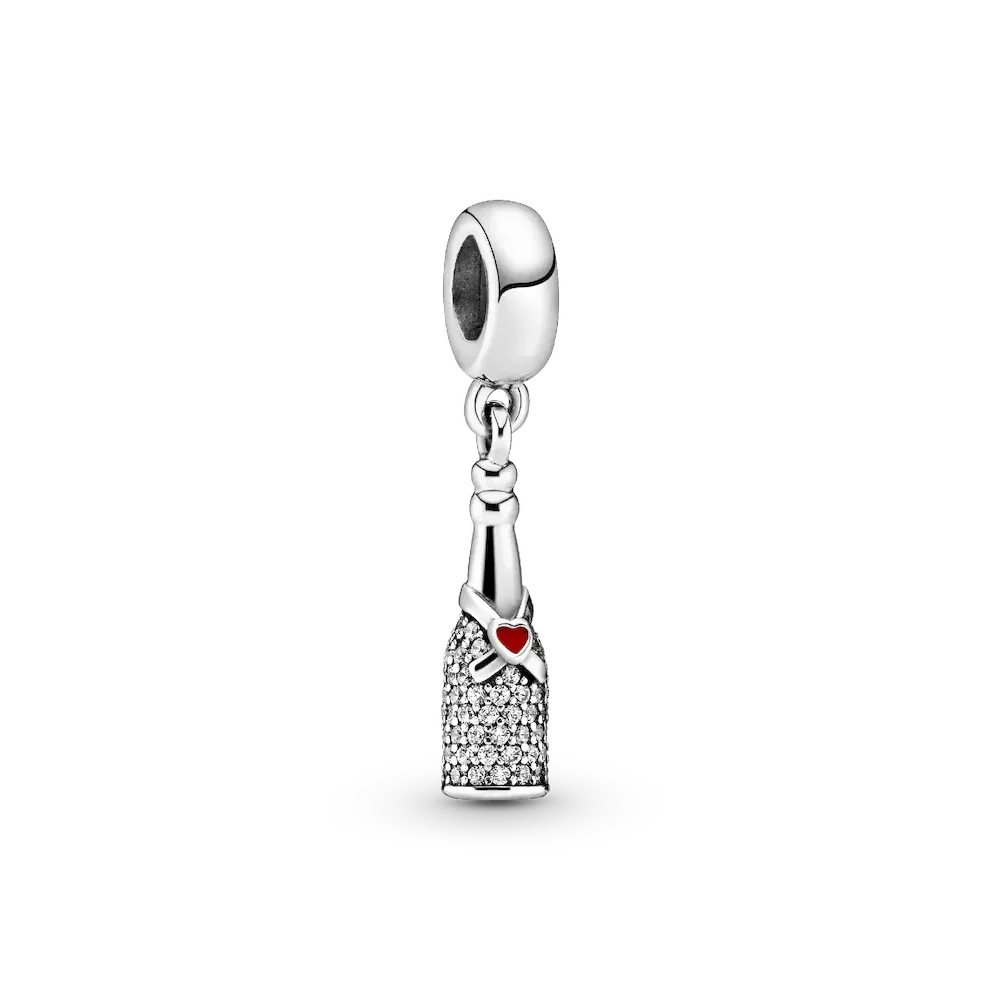 Sparkling Wine Bottle Dangle Charm