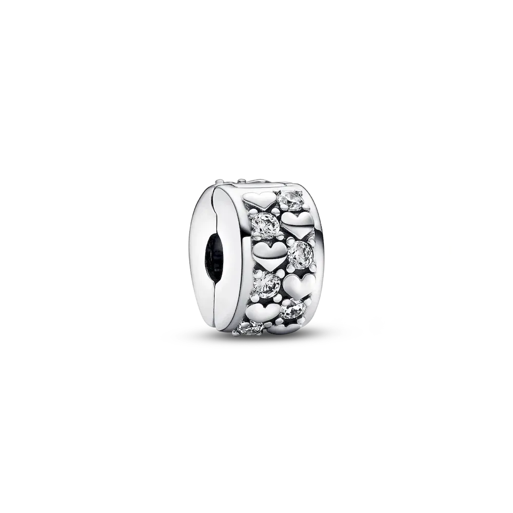 792235C01_RGB.webp Infinite Hearts Sparkling Clip Charm - Image 1