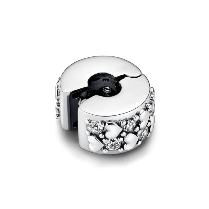 Infinite Hearts Sparkling Clip Charm - Image 5