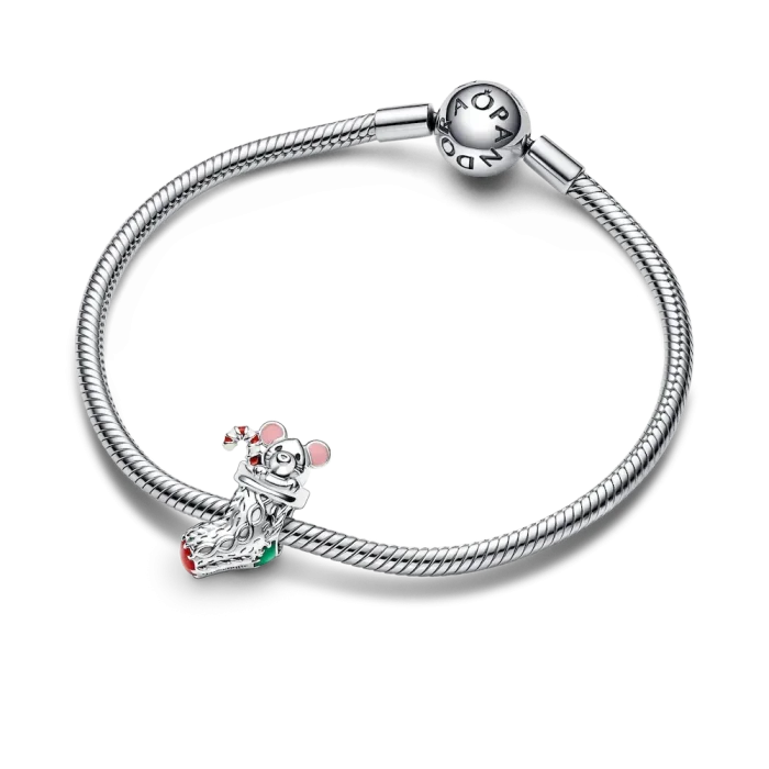 Festive Mouse & Stocking Charm - Image 5