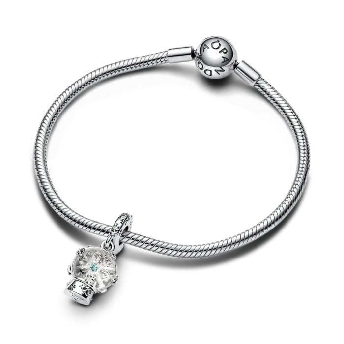 Snowflake Snow Globe Dangle Charm - Image 5