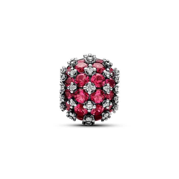 Sparkling Pavé Round Pink Charm - Image 6