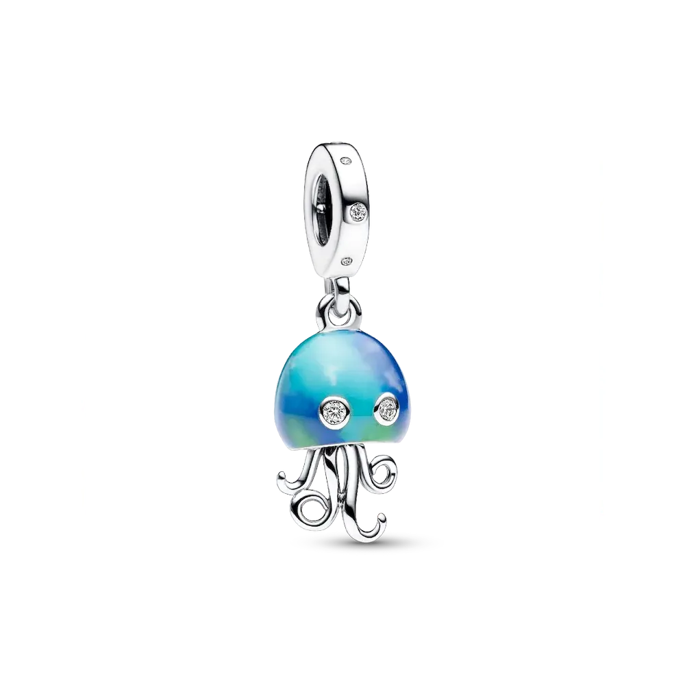 Color-changing Jellyfish Dangle Charm