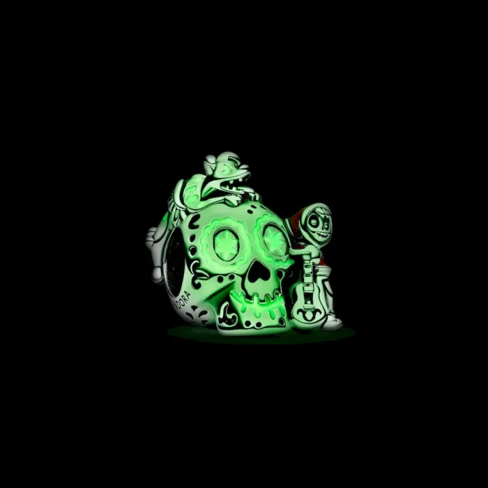 Disney Pixar Coco Miguel & Dante Skull Glow-in-the-dark Charm - Image 5
