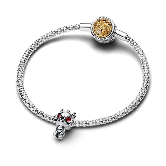 FINAL SALE - Game of Thrones Ghost Direwolf Charm - Image 4