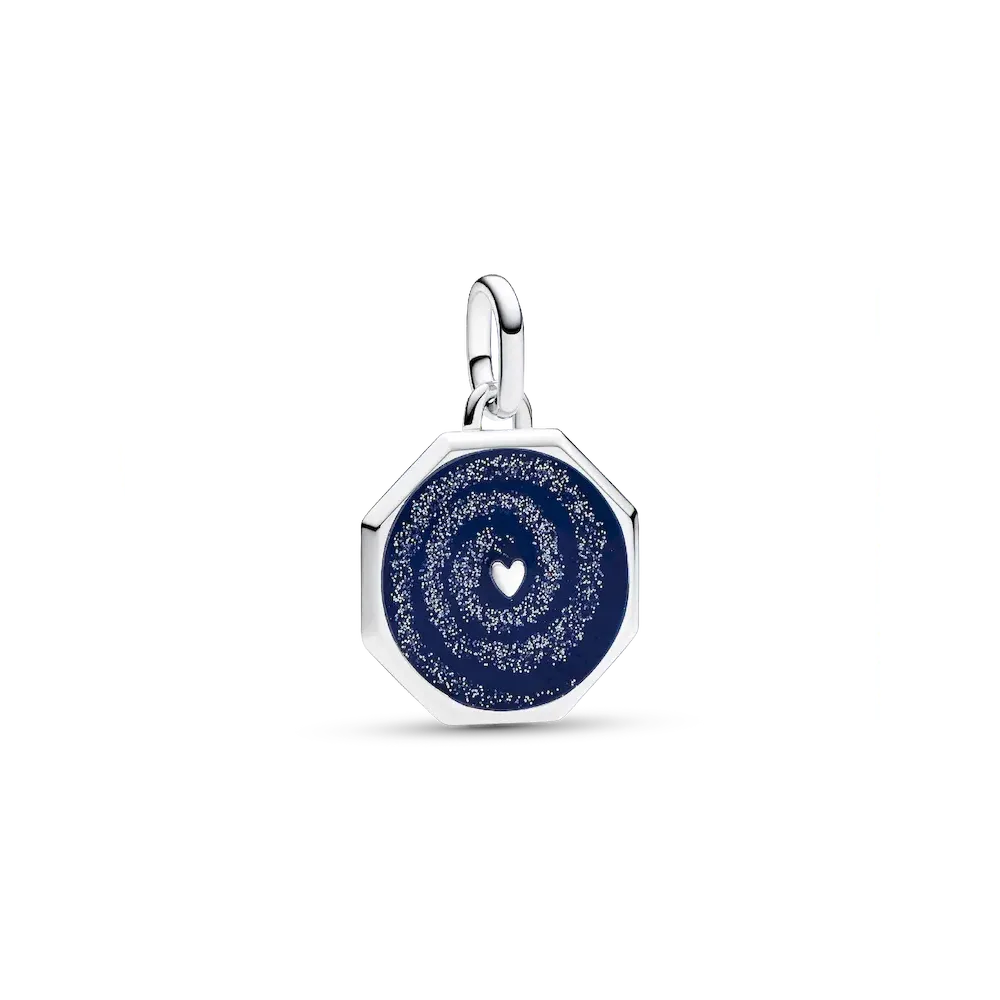Pandora ME Galaxy Heart Medallion Charm