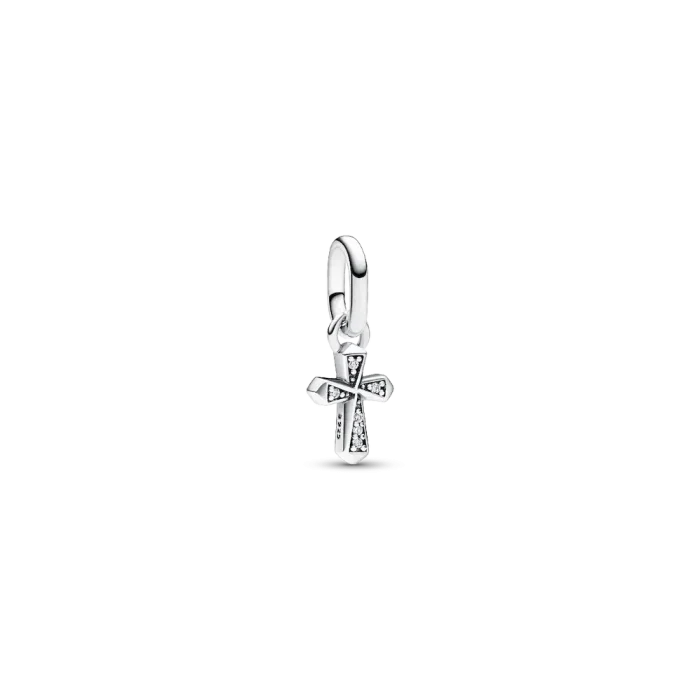 Mini Cross Charm Necklace Set - Image 3