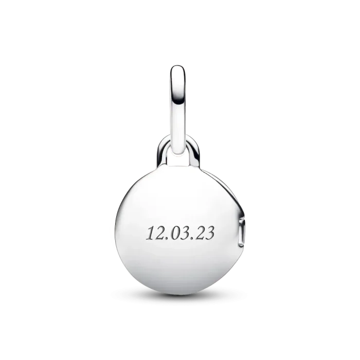 Openable & Engravable Love Locket Dangle Charm - Image 5
