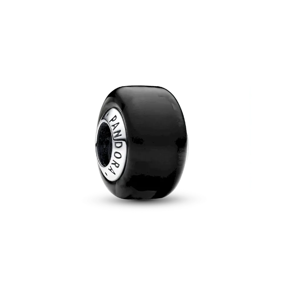 793117C00_RGB.webp Black Mini Murano Glass Charm - Image 1
