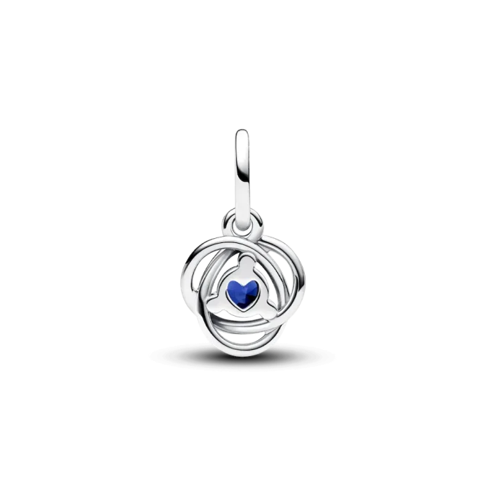 Blue Eternity Circle Dangle Charm - Image 5