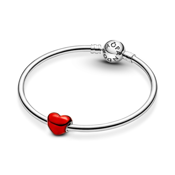 Metallic Red Heart Charm - Image 8