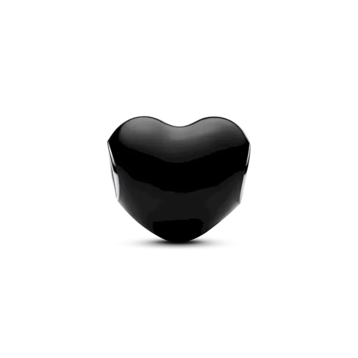 Black Heart Charm - Image 4