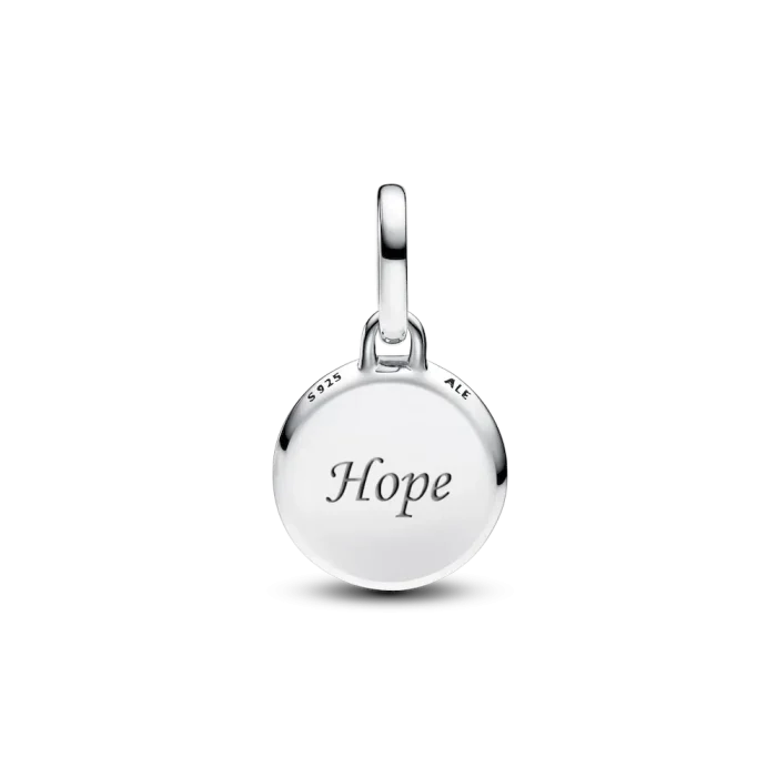 Red Murano Glass Engravable Mini Medallion Charm - Image 5