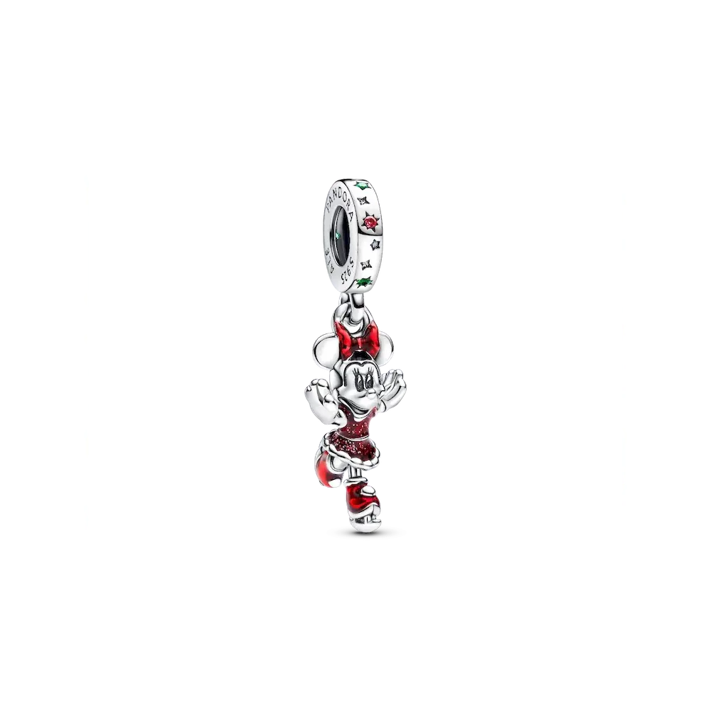 Minnie Mouse Ice Skating Dangle Charm