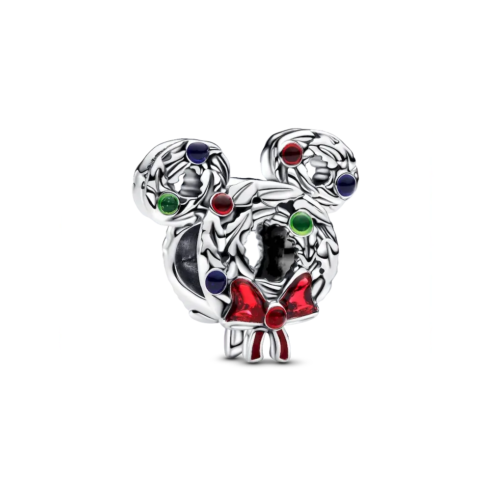 Disney Mickey Mouse Christmas Wreath Charm