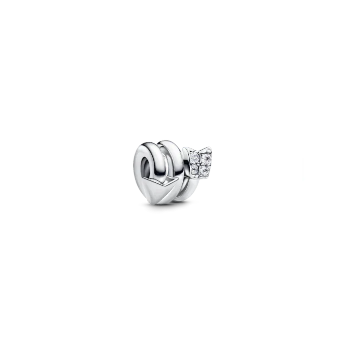 Heart and Arrow Charm Bracelet Set - Image 3