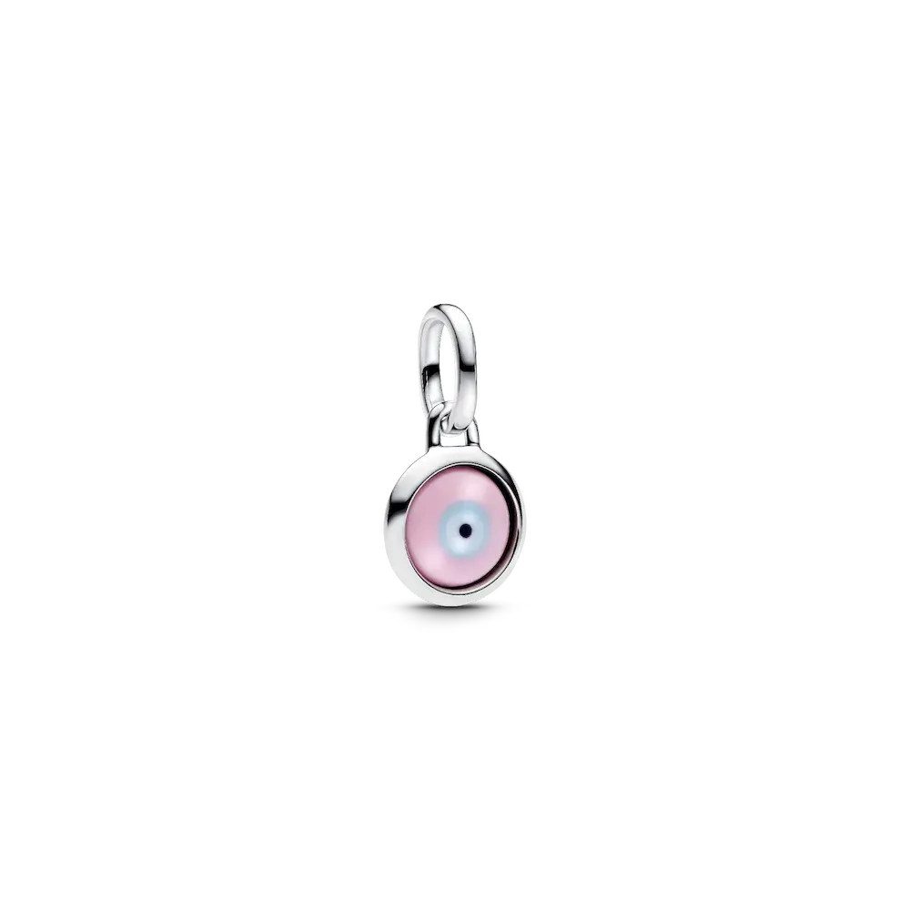 793693C00_RGB.webp Engravable Evil Eye Murano Glass Mini Dangle Charm - Image 1