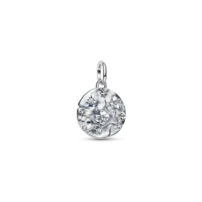 Cherry Blossom Medallion Charm - Image 2